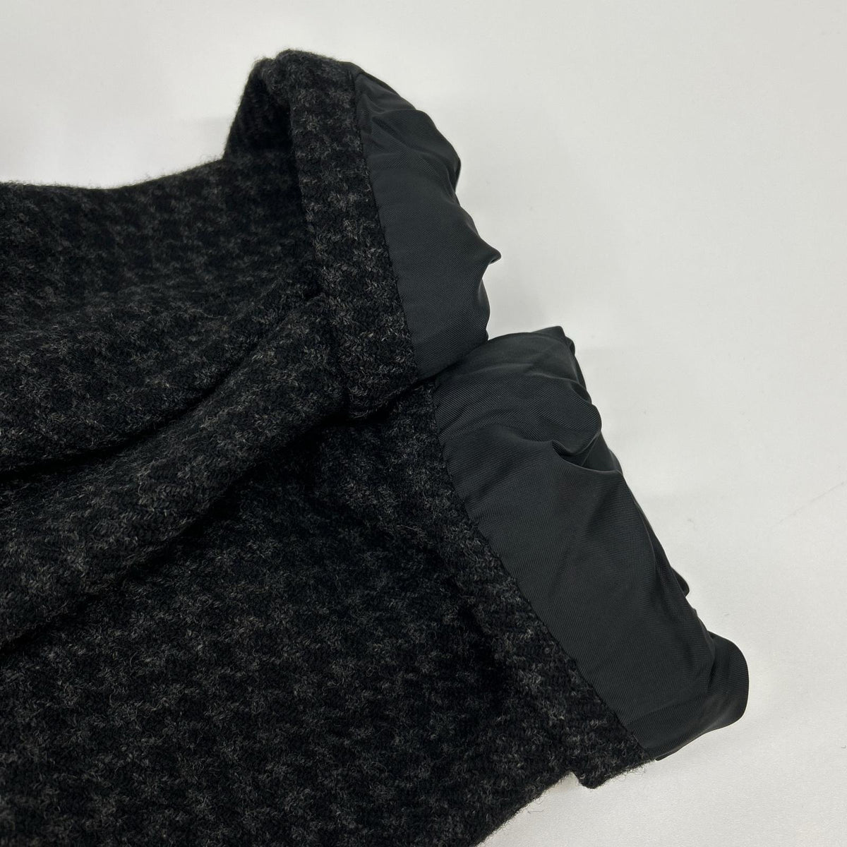 COMME des GARÇONS HOMME 90s Tanaka Homme HJ-04042M tweed wool houndstooth single jacket with walnut buttons
