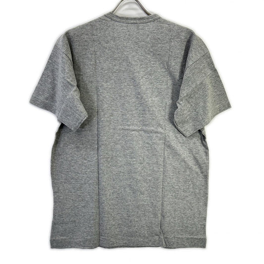 COMMEdesGARCONS HOMME コムデギャルソンオム 90s 田中オム HT-020410 グレー ロゴプリント VネックTシャツ トップス