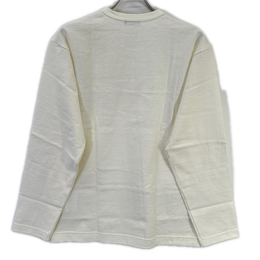 COMMEdesGARCONS HOMME コムデギャルソンオム 00s 田中オム HE-T003 ロゴプリント ホワイト クルーネックカットソー トップス