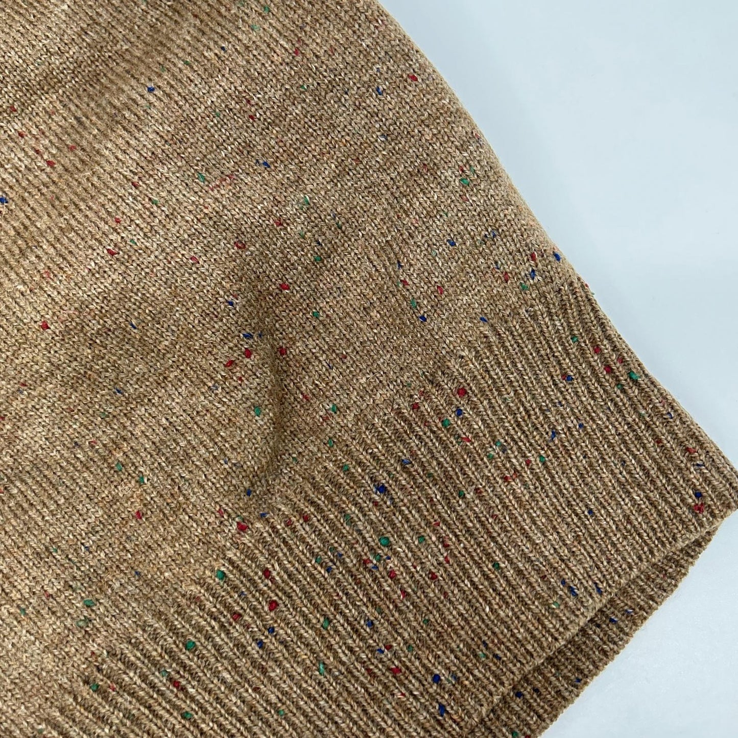COMME des GARÇONS HOMME Comme des Garçons Homme 90s Tanaka Homme HN-050250 Brown Mixed-Color Knit Cardigan Tops