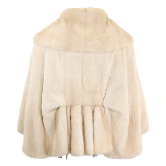 LOUIS VUITTON Louis Vuitton 【Excellent condition/official domestic release】RW082B WNL C05KNR Mink-fur poncho