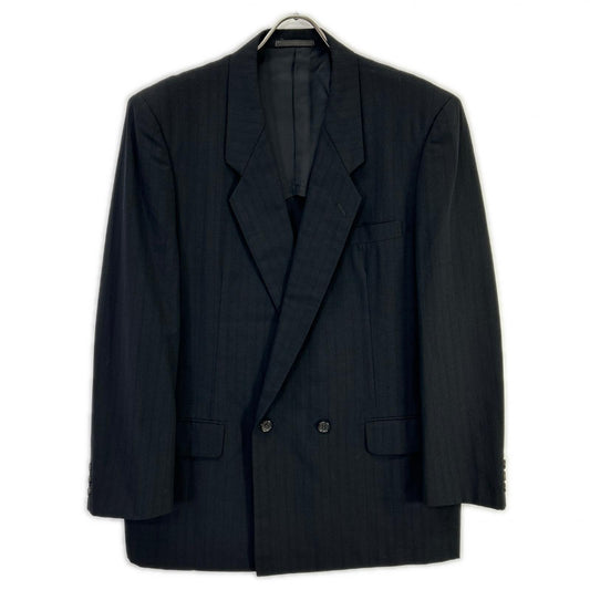 COMMEdesGARCONS HOMME コムデギャルソンオム AD1989 田中オム HS-02001M ブラックシャドウストライプ ダブルスーツ スーツ セットアップ