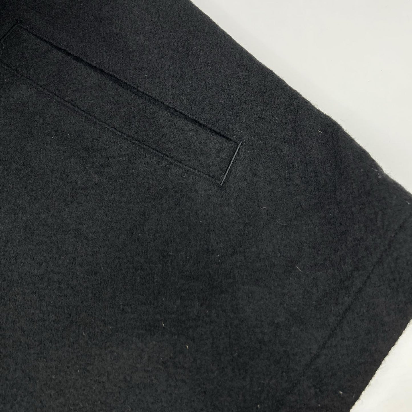 COMMEdesGARCONS HOMME コムデギャルソンオム 90s 田中オム HJ-070780 ブラック 圧縮ウール ジップ コート コート