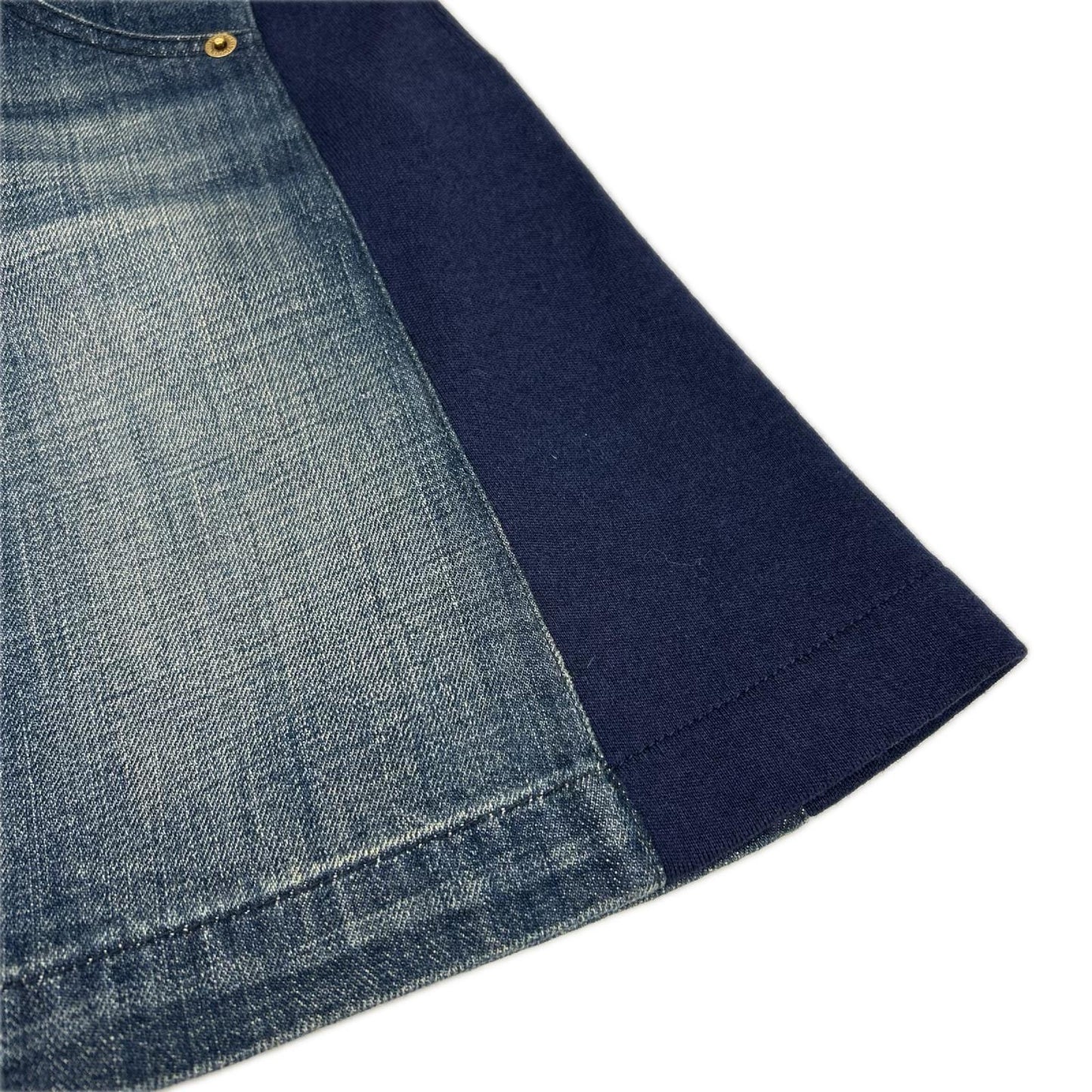 LOUIS VUITTON ルイヴィトン RW131W スウェットドッキングデニムスカート スカート