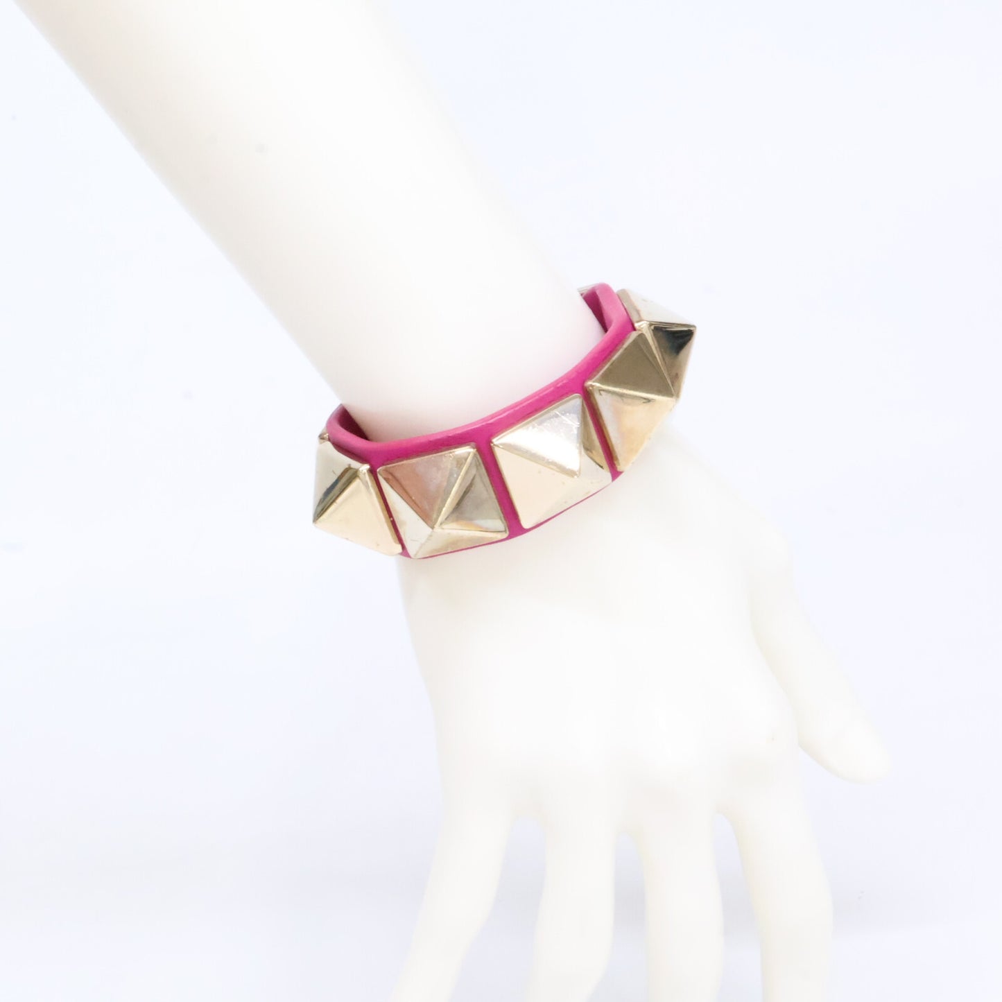 VALENTINO ヴァレンティノ ロックスタッズ レザー ブレスレット