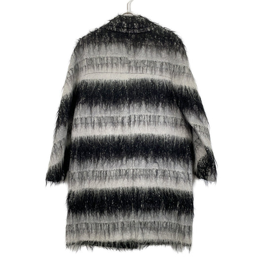 MARNI マルニ 13-14AW ブラック/グレー CPMAO10A00TW577 モヘア混 チェスターコート コート