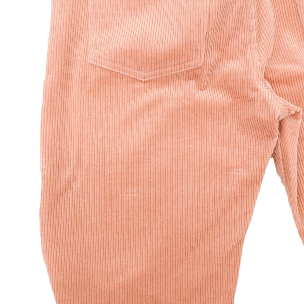 GANNI ガニー 美品 コーデュロイ スリット入り ストレートパンツ ボトムス レディース ピンク 36 ボトムス