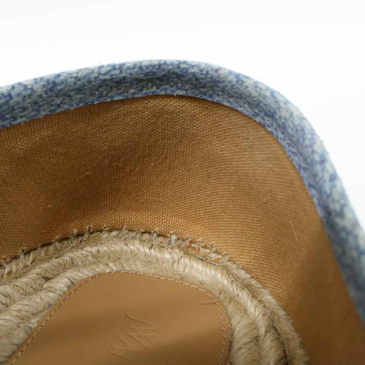 J.W.Anderson JW Anderson Blue Denim Espadrille Derby Shoes