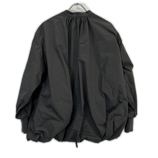 CHARCOAL B0248FFJ141 Balloon Silhouette Blouson Jacket F Women's