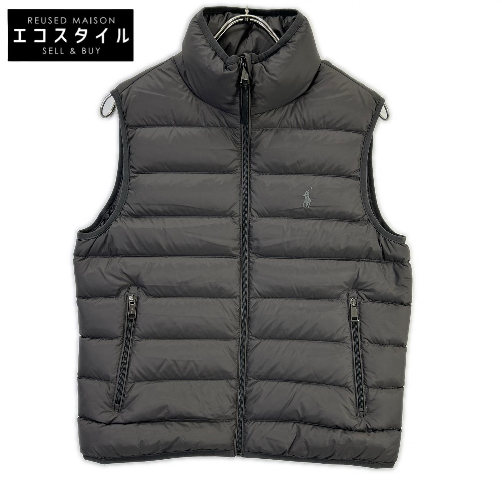 POLO RALPH LAUREN ポロ ラルフローレン グレー レザーコード付き 