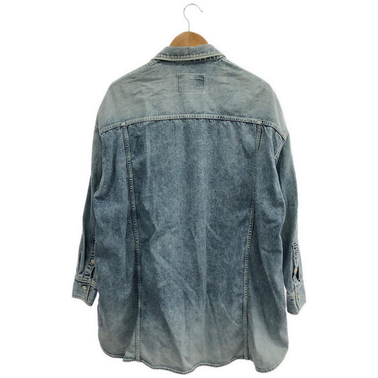 Whim Gazette ウィムガゼット WGZ1011309A0005 11ozケミカルデニムシャツワンピース トップス