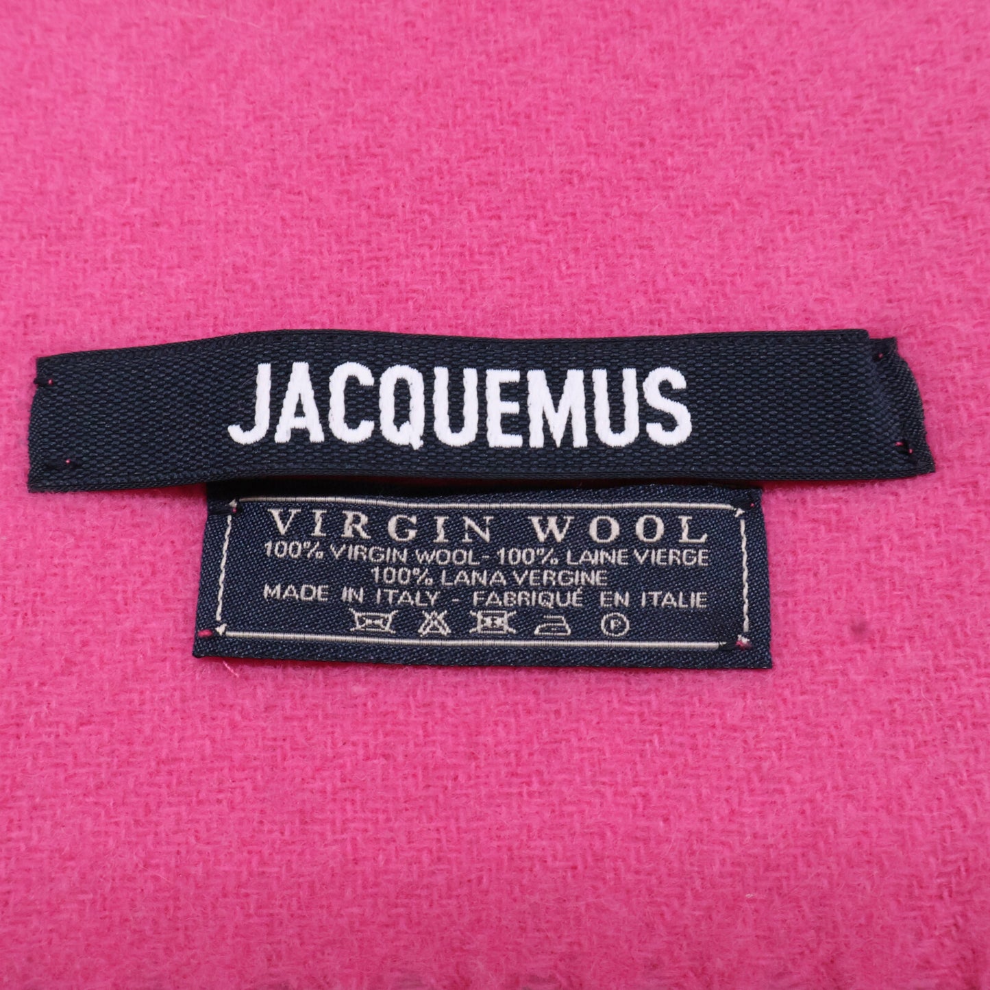 JACQUEMEUS ジャックムス JACQUEMUS ECHARPE ウール フリンジストール マフラー