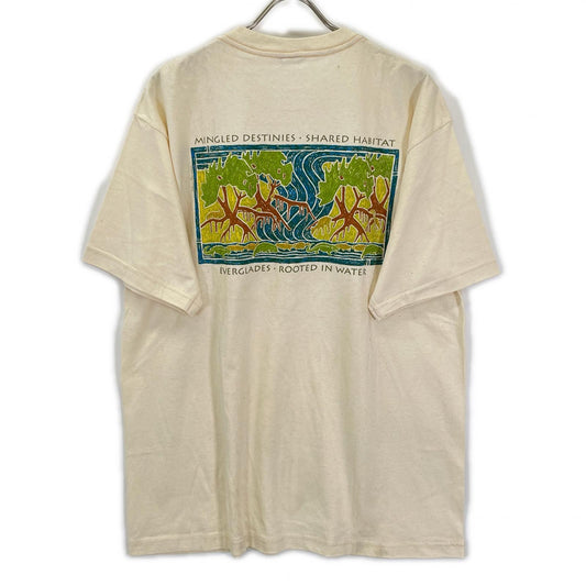Patagonia パタゴニア 90s USA製 エバーグレースプリント 半袖Tシャツ トップス