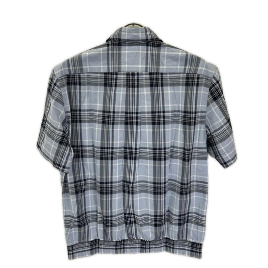 DOLCE&GABBANA ドルチェアンドガッバーナ G5AJ3T/FQ5GY ブルー チェック ハーフスリーブシャツ トップス