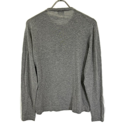 Drumohr ドルモア BEAMSF exclusive 25027 Gray cotton crew-neck knit top