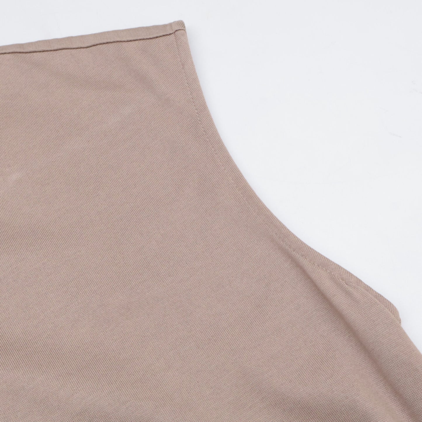 CINOH Beige Cotton Sleeveless Jersey Dress 38 Women's