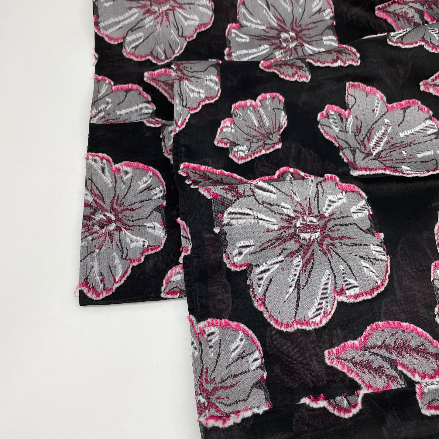 EBONY Ebony Black Rose of Sharon Wide Pants Bottoms