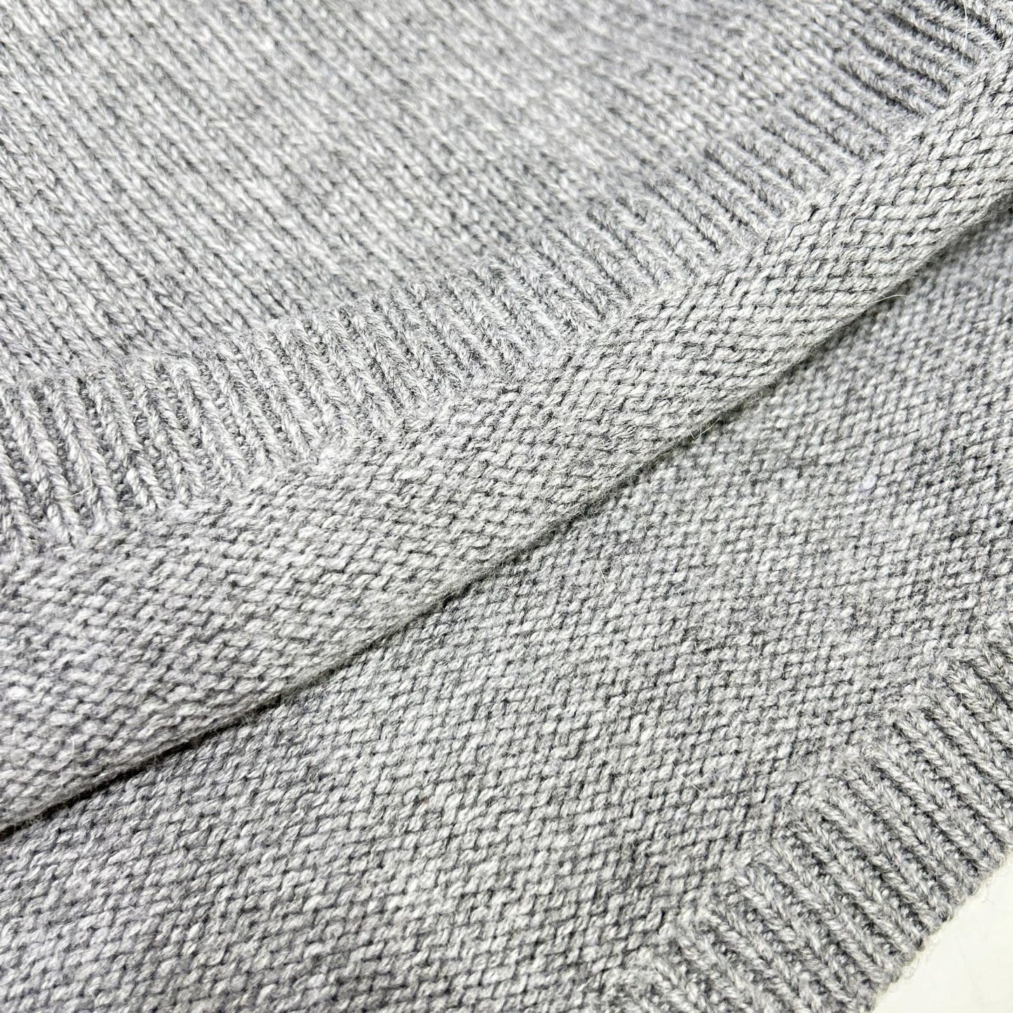 Brooks Brothers Grey Turtleneck Alpaca Blend Knit Poncho Top S