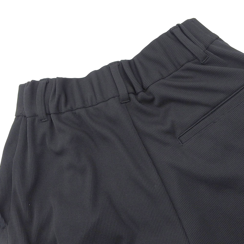 LE CIEL BLEU Rib Jersey Zip Front Pants Bottoms Women's Black 36 25S68310 Bottoms 36 Women's