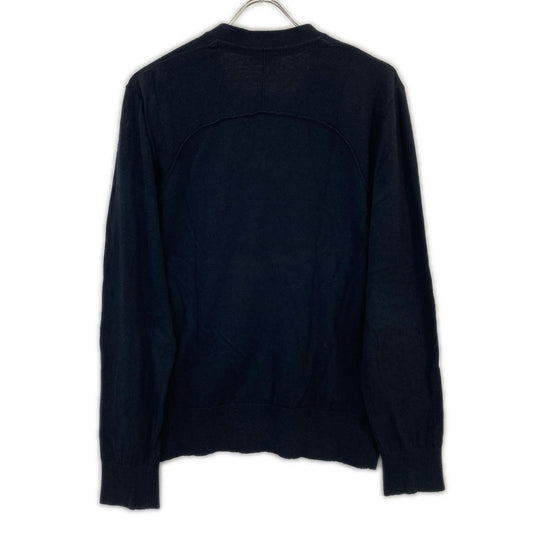 00SV7H MILOK Black Cotton x Cashmere Button Knit Cardigan Top M Men's