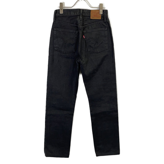 LEVI'S LEVI'S 【PREMIUM】501 Black Cotton Button-Fly Straight Denim Pants Bottoms