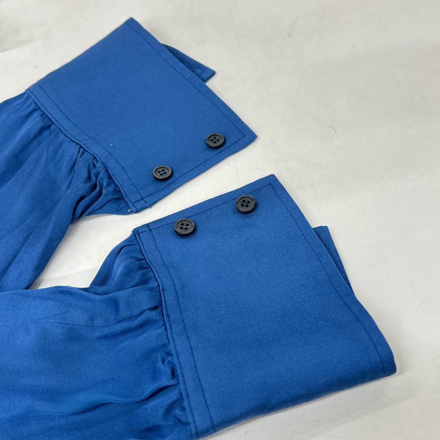 SINME シンメ SS15-06 蓝色长袖牛津纺衬衫 女式上衣 M