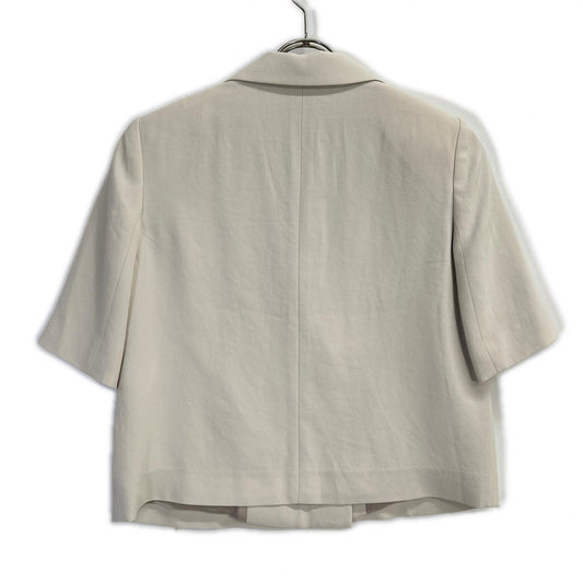 theory luxe セオリーリュクス 24AW 03-4304400 オフホワイト ハーフスリーブ Clinda Becca ダブルジャケット ジャケット