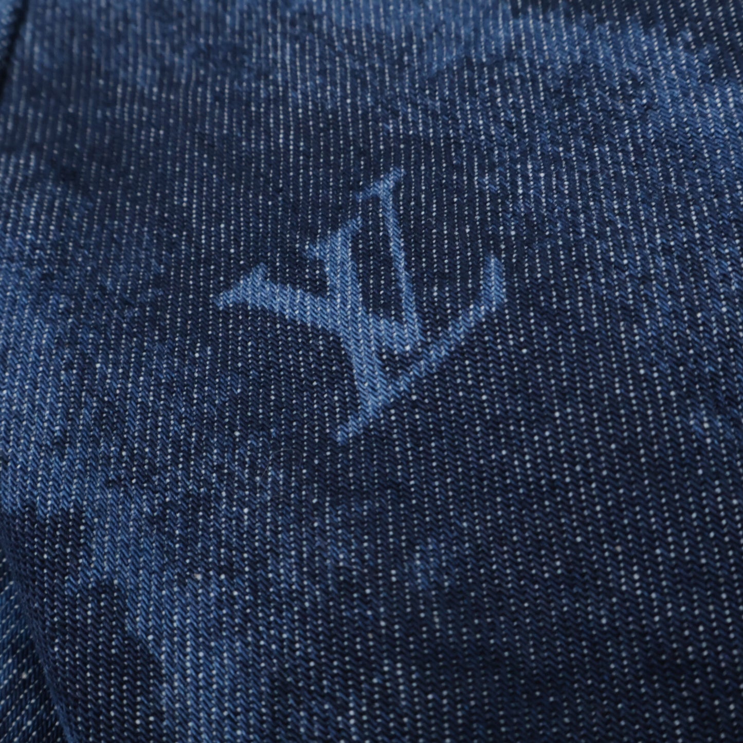 Excellent Condition Domestic Product 25SS RM252MM VON HTS17W 1AHVVJ Monogram Short Sleeve Denim Shirt Top M Men's