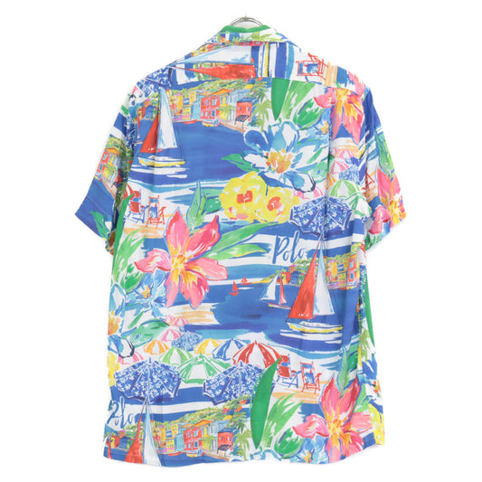 POLO RALPH LAUREN 马球 拉尔夫劳伦 【新品同款/国内正品】Clady1pksss-short Sleeve sport Shirt 全幅印花 短袖夏威夷衬衫/上衣