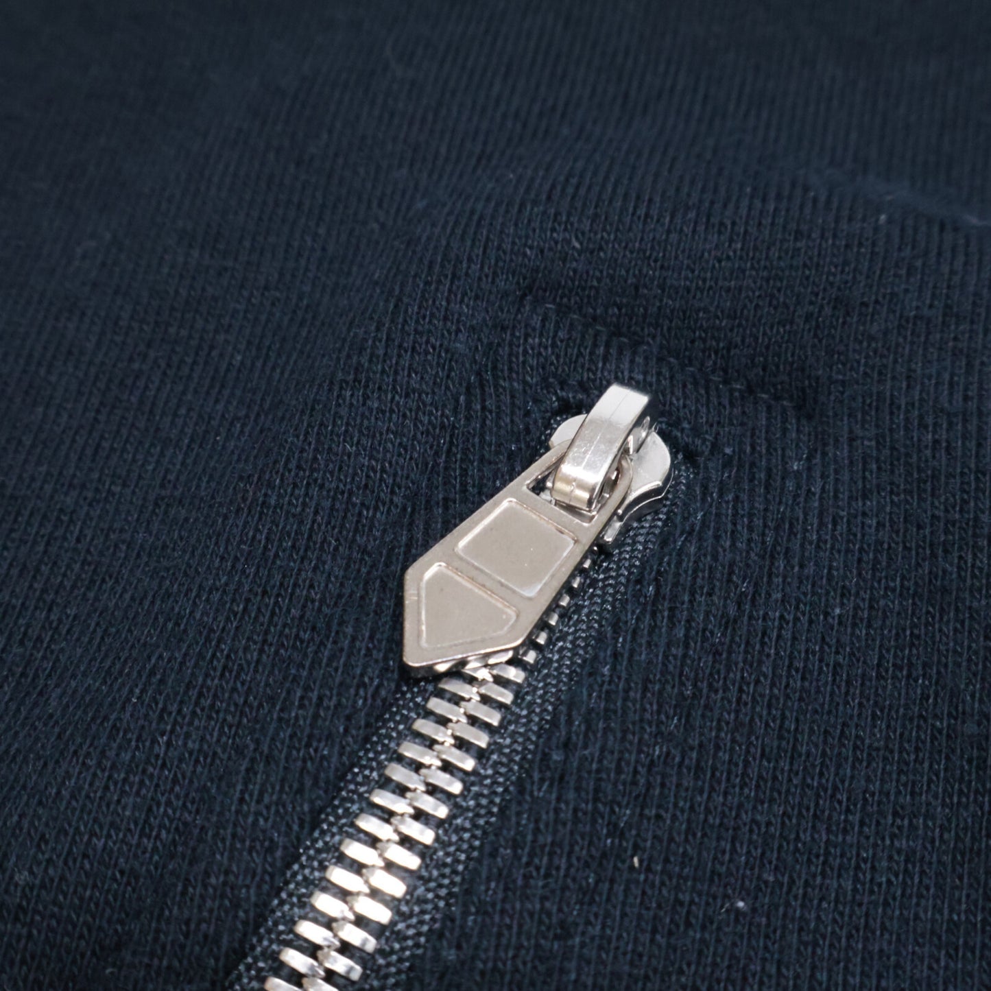 HERMES エルメス コットン セリエボタン Hロゴ バイカラーテディブルゾン ジャケット L