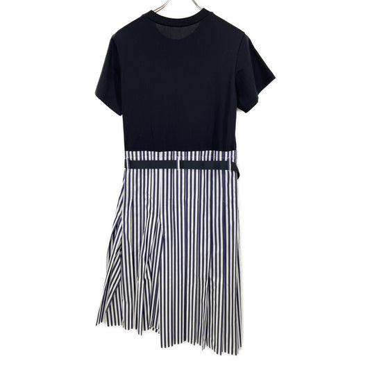sacai サカイ 24-07401 24年 ネイビー THOMAS MASON シャツOP ワンピース