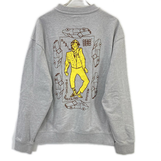 Gray PROGRESSIVE ARTISTRY Logo Sweatshirt Top M Men's
