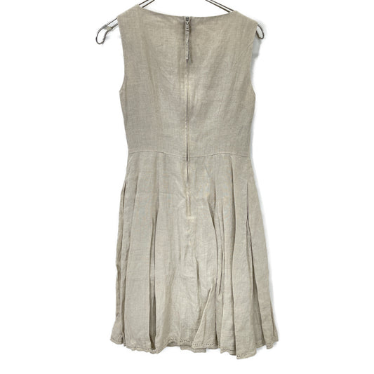 FOXEY Foxey Beige Linen Provence Dress