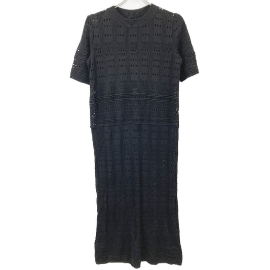 ADORE 531-0174503 Black Lacy Knit Dress