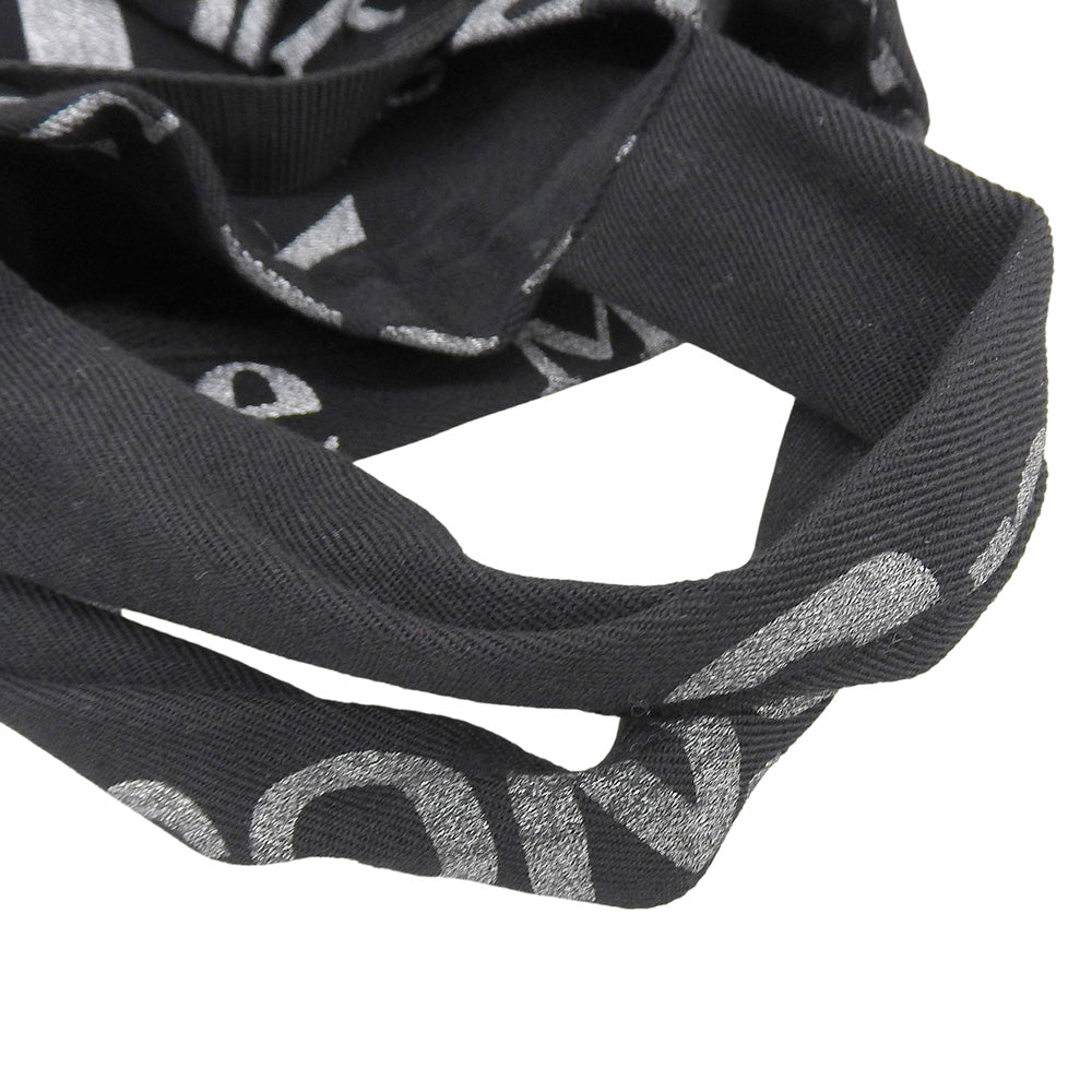 COMMEdesGARCONS コムデギャルソン ラメロゴプリント 2WAY ショルダー トートバッグ メンズ 黒 ブラック GK-K202 トートバッグ