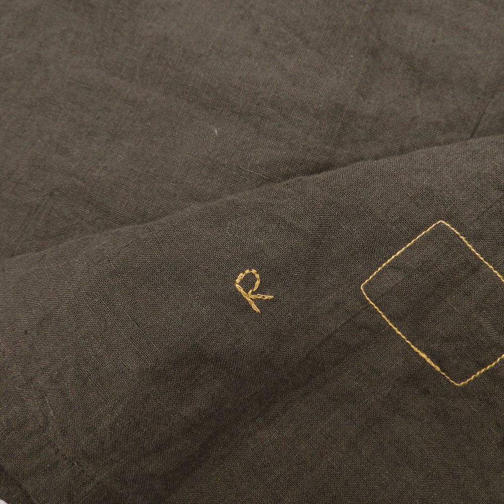 45R フォーティファイブ アール 美品 インドリネンの四角シャツ トップス レディース ブラウン 70530122 トップス ―