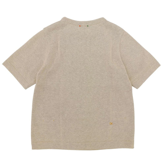 45R フォーティファイブ アール 美品 ギマニットソーのTシャツ コットン トップス レディース ベージュ 60580022 トップス
