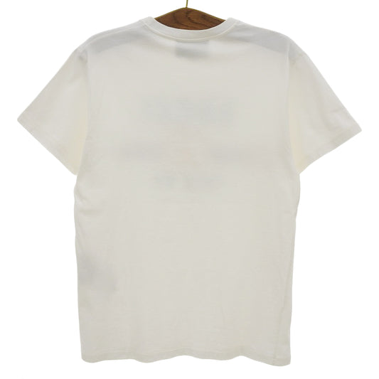 GUCCI グッチ コットン TAPE ME スパンコール装飾 フロントロゴ ショートスリーブカットソー トップス メンズ ホワイト S 717422 XJFM6 トップス