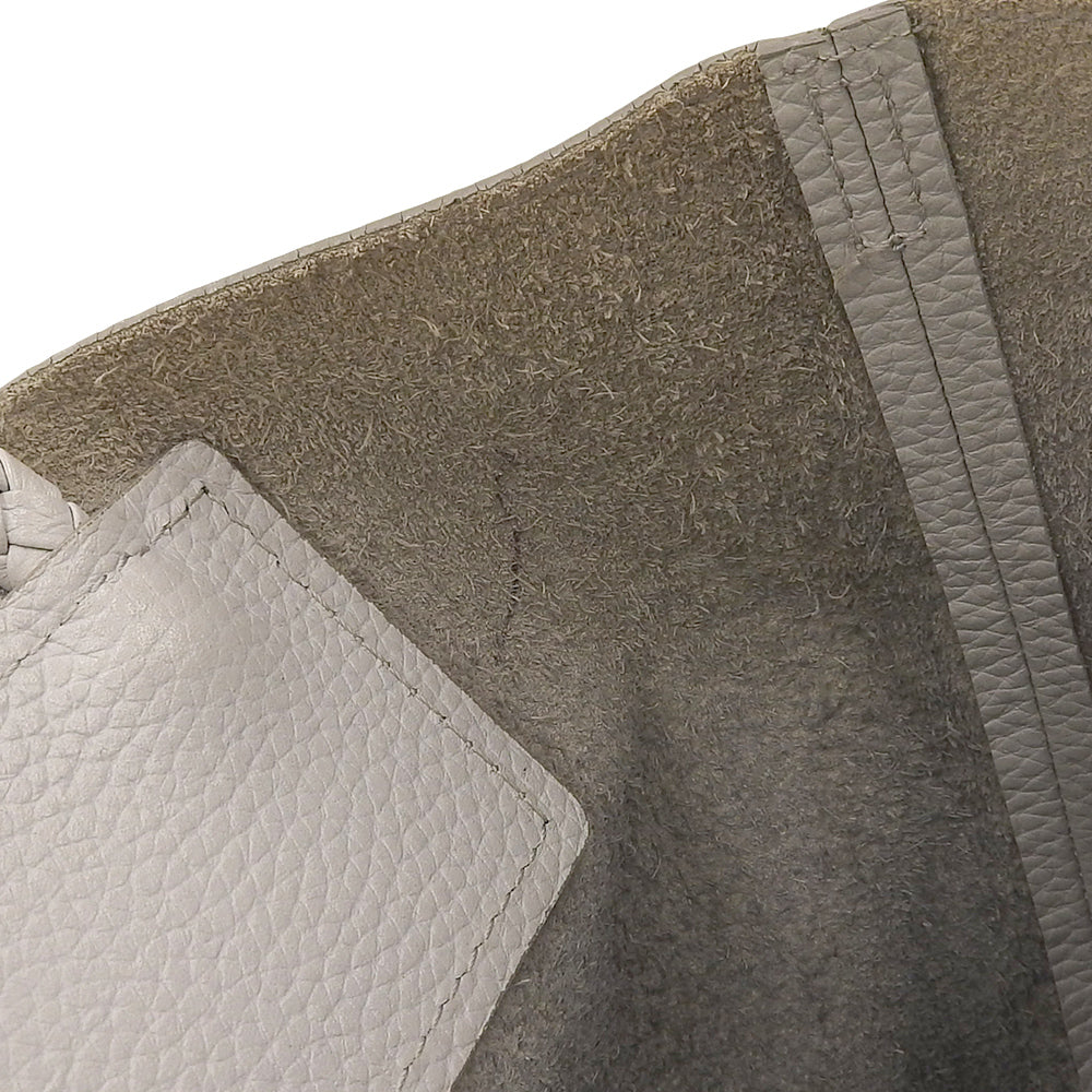 HIROFU ヒロフ チェスタ クロム鞣しカーフ シュリンク型押し トートバッグ レディース ライトグレー トートバッグ