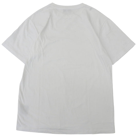 DIOR Cotton Visitor Patch Crew Neck S/S Cut and Sewn T-Shirt Top Men's White S 923J611B0533 Top