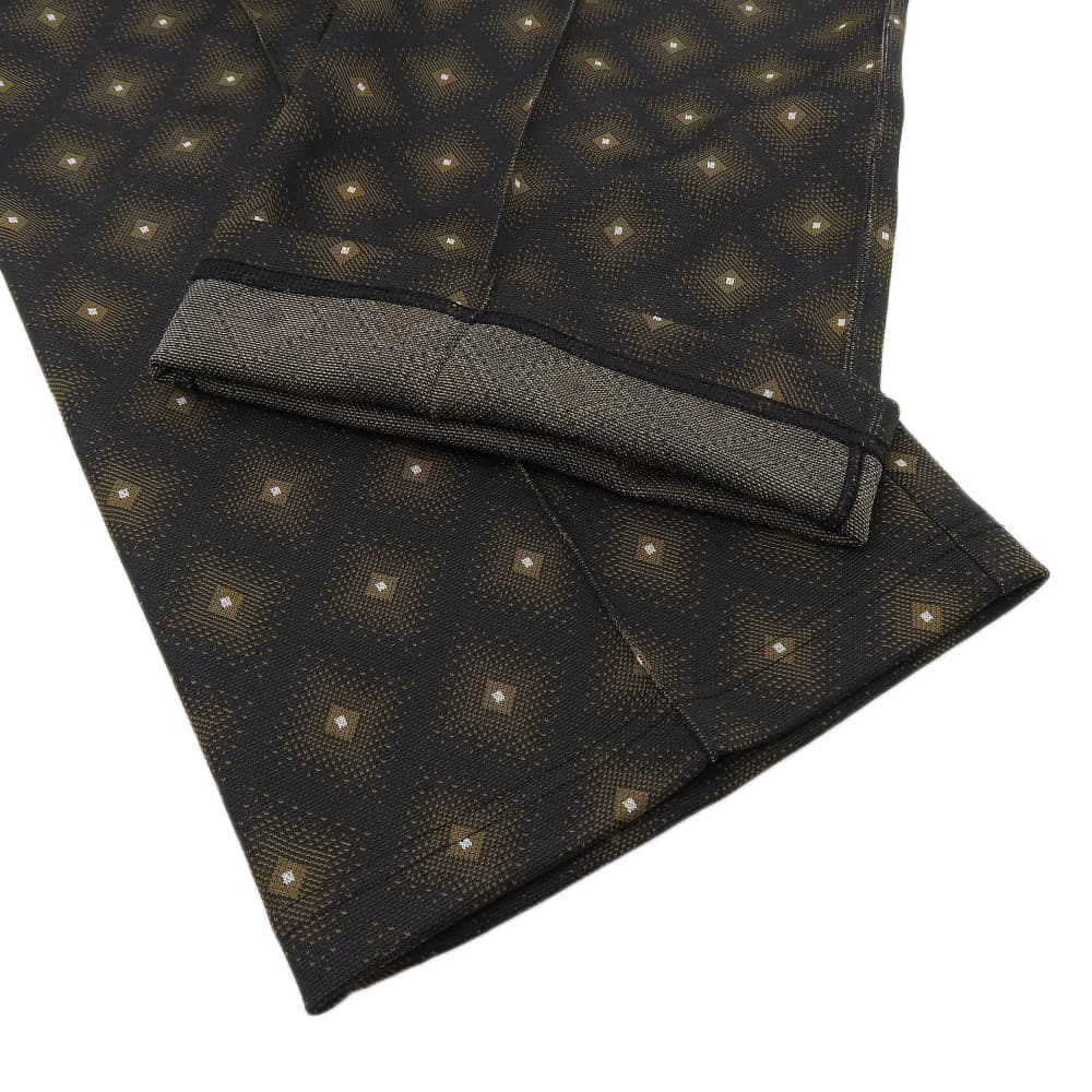 needles ニードルズ 美品 RACK PANT - POLY JQ ジオメトリックジャガードトラックパンツ ボトムス メンズ ブラウン×ブラック M LQ225 ボトムス M