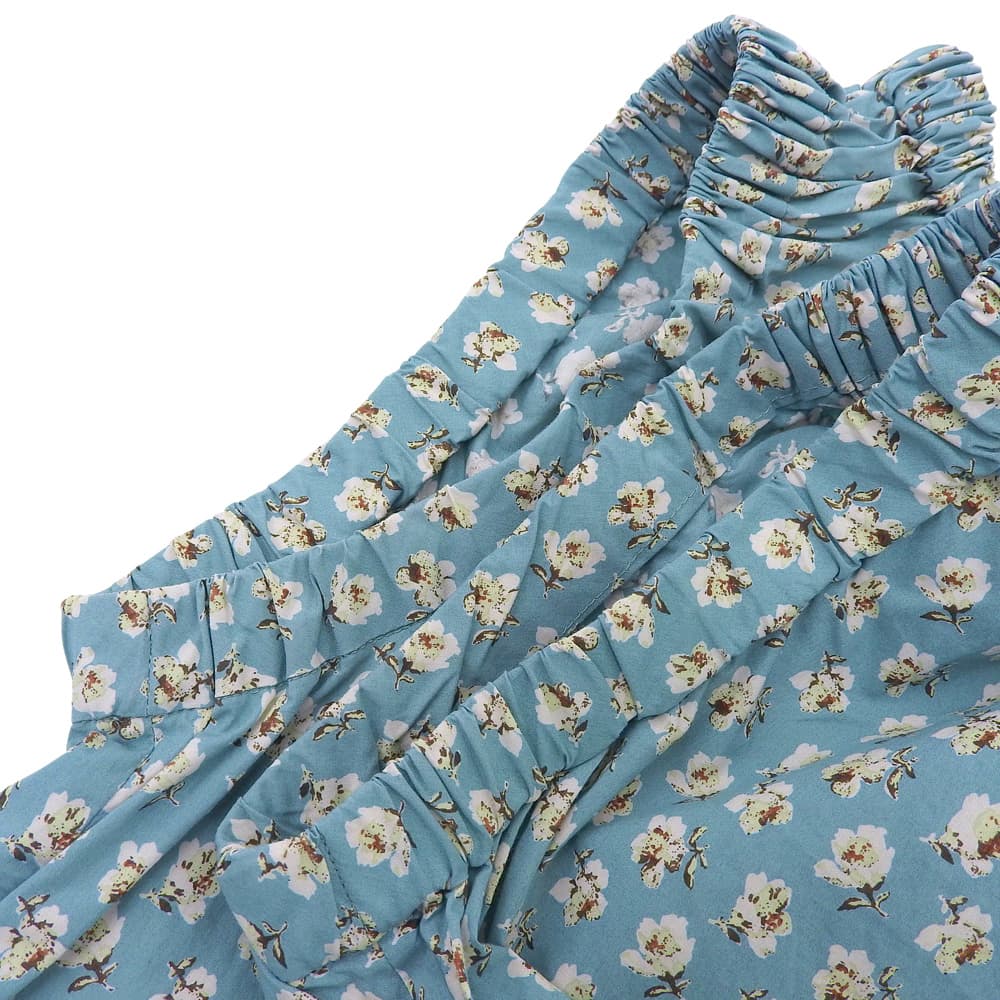 R&D.M.Co- アールアンドディーエムコー 美品 スモーキーバーネット ノースリーブ プルオーバー ブラウス トップス レディース ブルー トップス ―