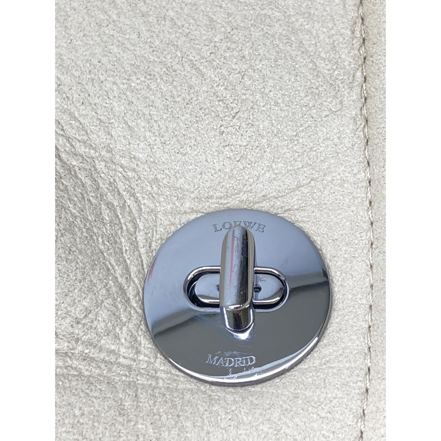 LOEWE ロエベ アイボリー ムートンコート コート 36