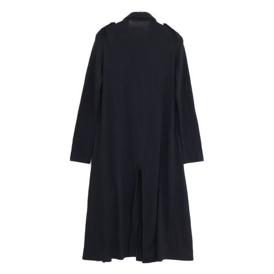 YOHJI YAMAMOTO +NOIR ヨウジヤマモトプリュスノアール NF-J07-802 ブラック ウール ロングニットジャケット ジャケット
