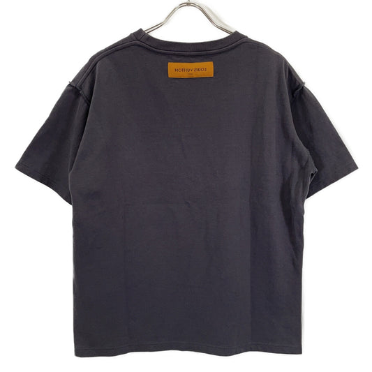 LOUIS VUITTON ルイヴィトン RM201 TCE HIY88W 20SS チャコール LVヴェジェトゥルレースエンブロイダリーTシャツ トップス