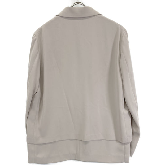 22SS 22-SS-014 Beige Layered Tailored Jacket Jacket 1 Men's
