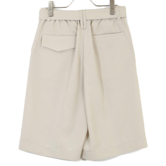 CULLNI 22SS 22-SS-010 Beige Silky Twill Relax Shorts Bottoms