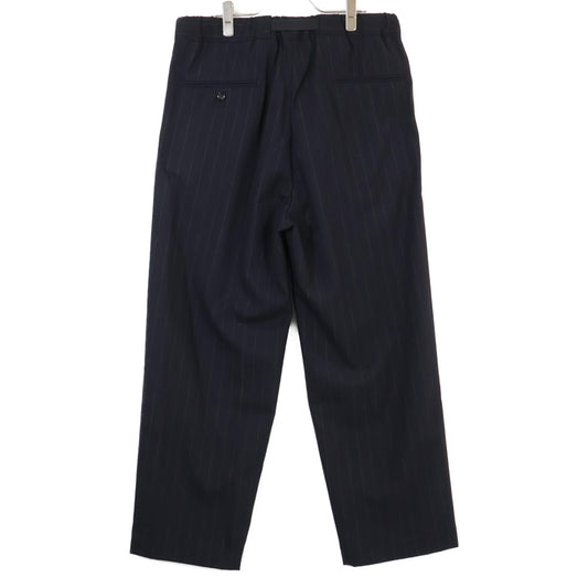 【STUDIOUS Exclusive】M762-P58-151 Black Stripe Belted Wide Pants Bottoms 2 Men's