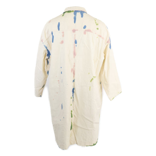 COTTLE CT-010 FERMENTATION LEAF VEIN Allover Print Coat