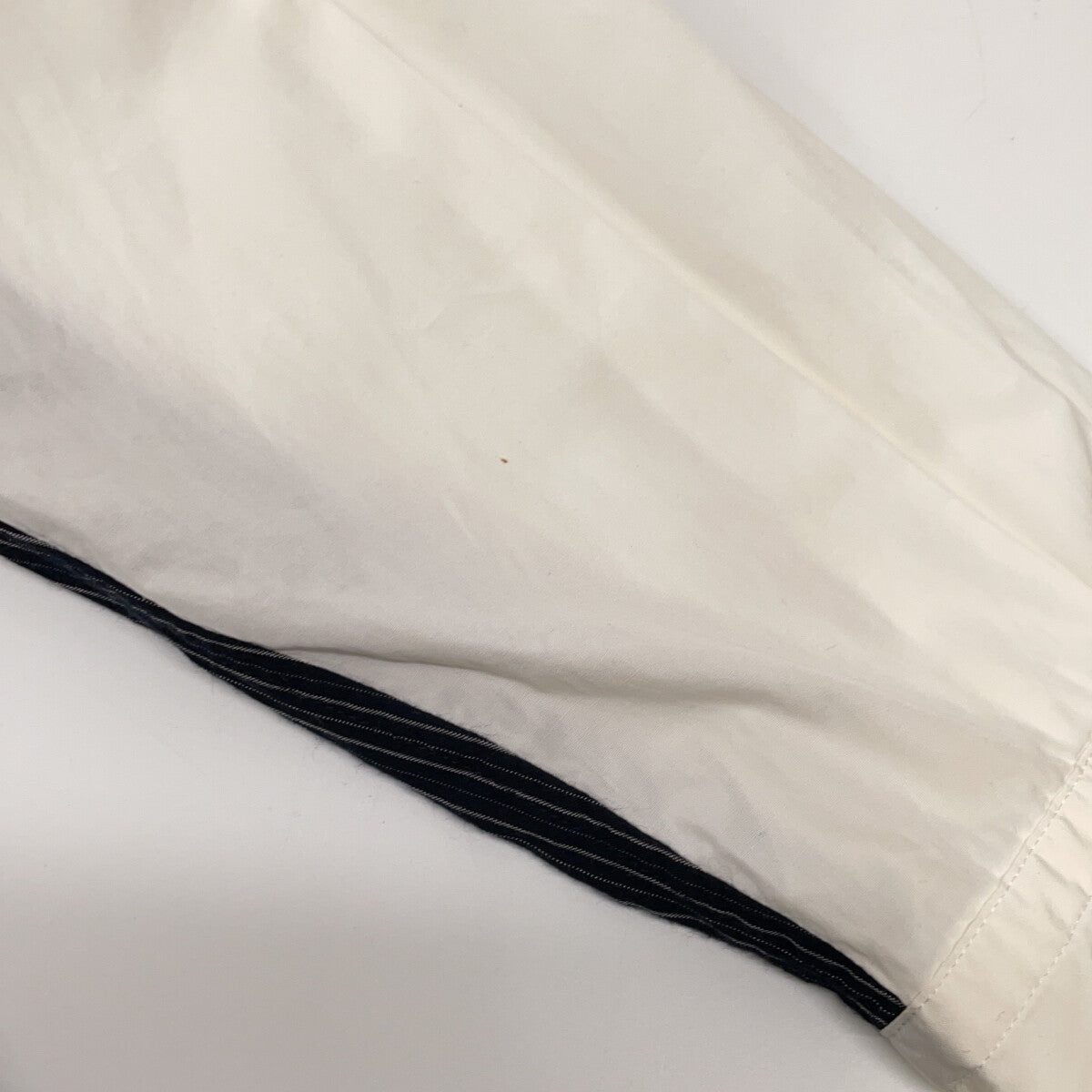 Yohji Yamamoto POUR HOMME ヨウジヤマモトプールオム HQ-B10-822 ネイビー×ホワイト パッチワークシャツ トップス 3